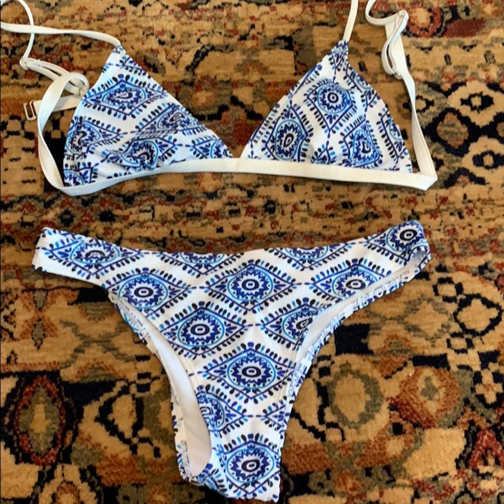 Two piece bathing suit